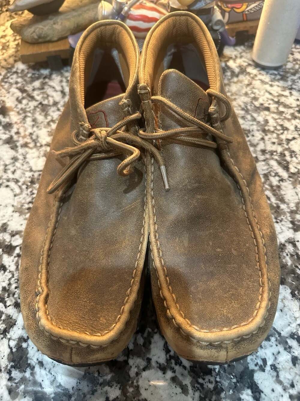 Twisted X Men's Brown Bomber Driving Chukka Moccasins MDM0003 Size 10.5M